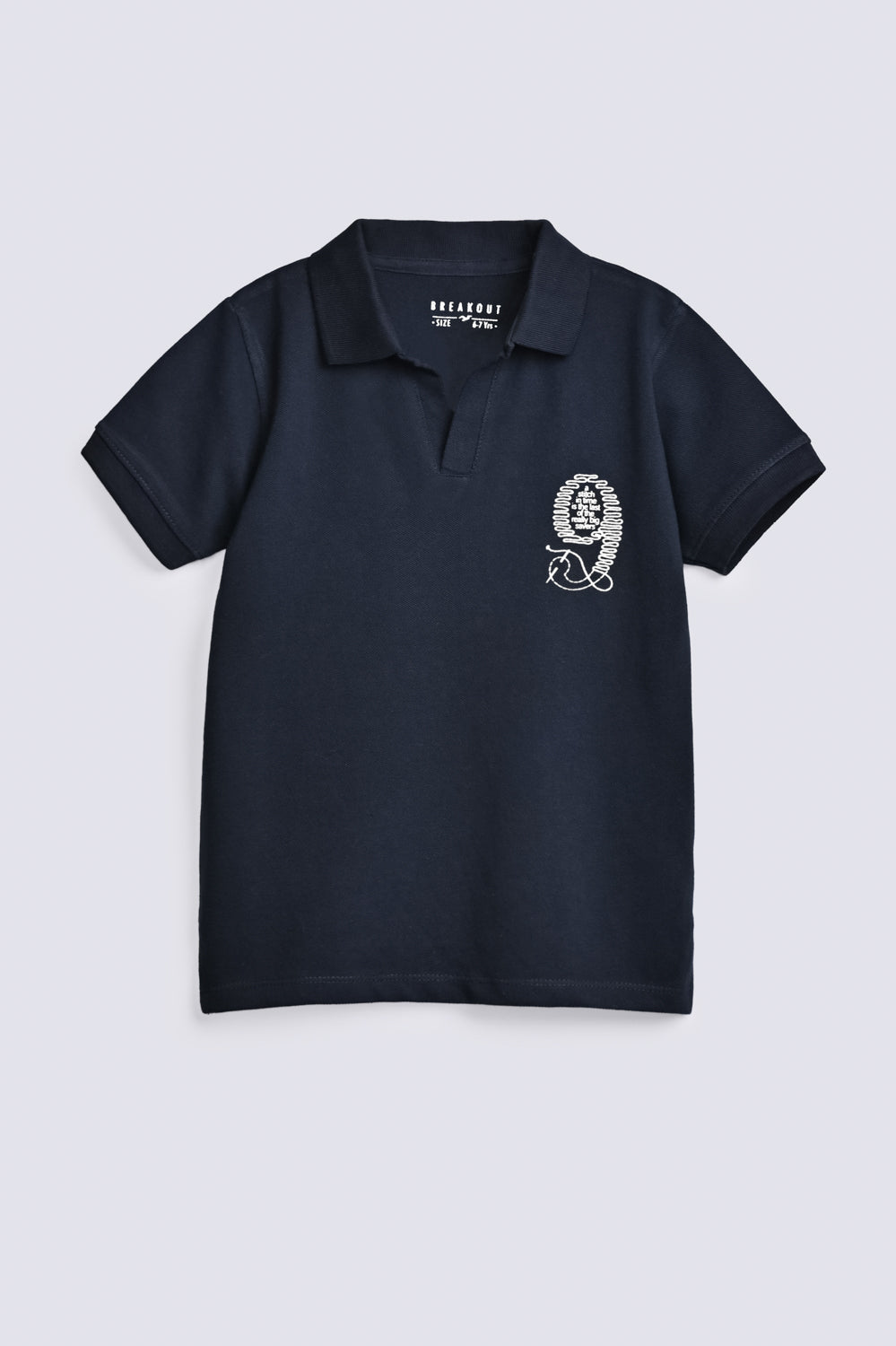 BOYS CROSS V NECK POLO