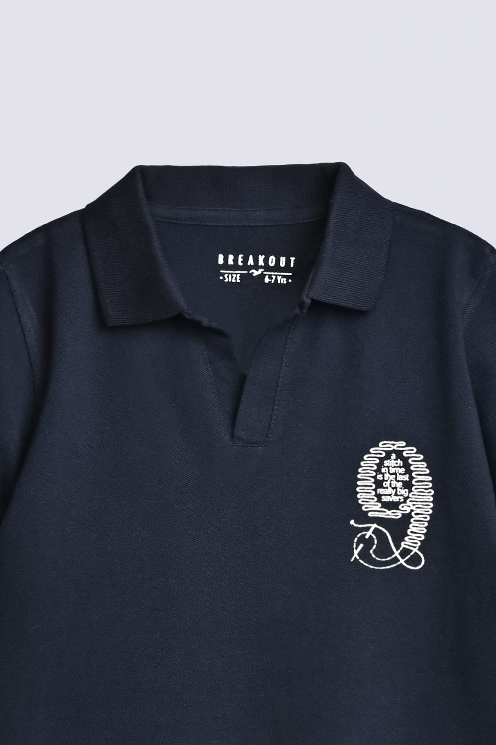 BOYS CROSS V NECK POLO