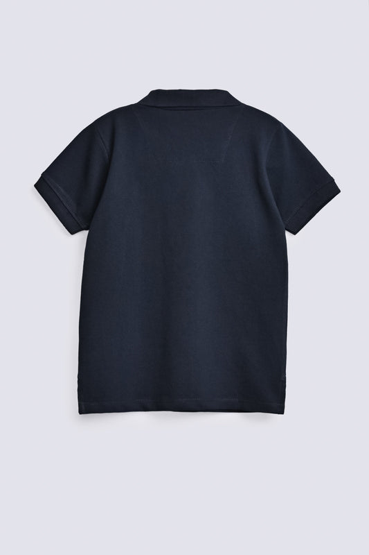 BOYS CROSS V NECK POLO